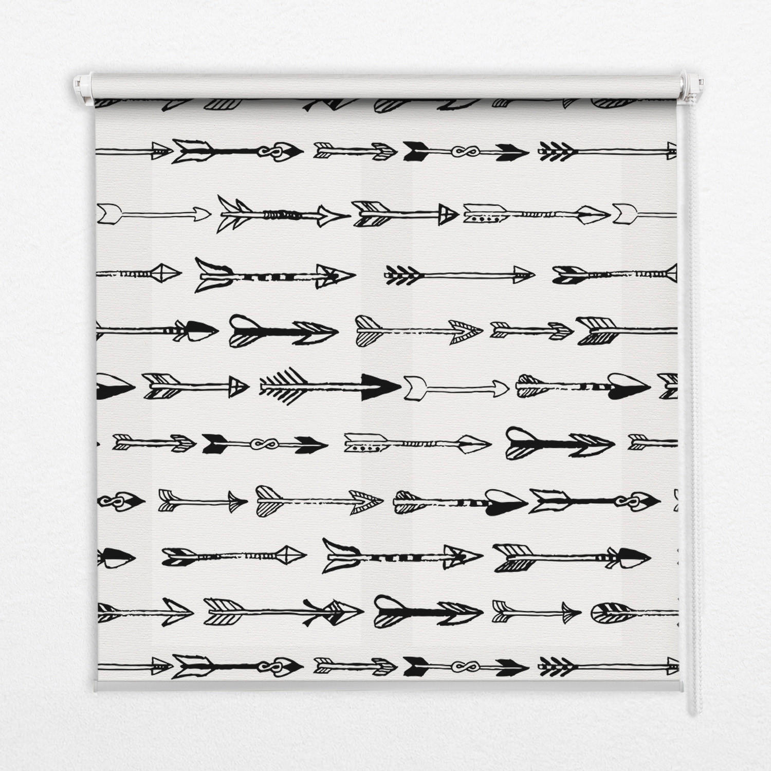 TULUP VNITŘNÍ roleta - okenní roleta - roleta - 100x180 cm - Náčrt šípů