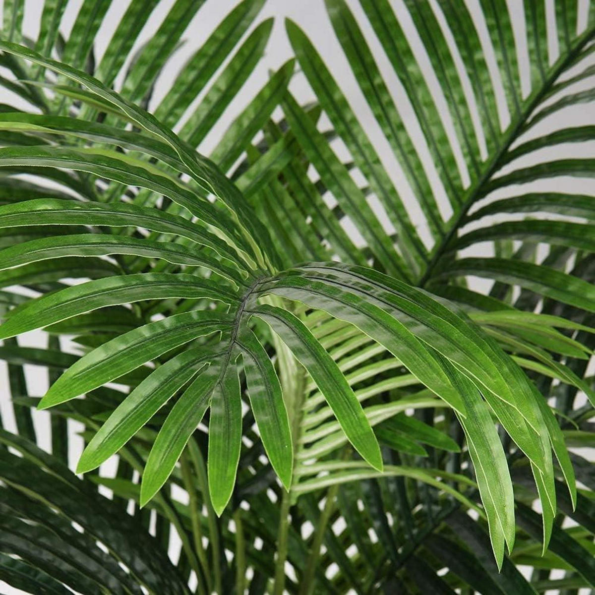 KUNSTPALME 140 cm Grün - Grün, Kunststoff (20cm)