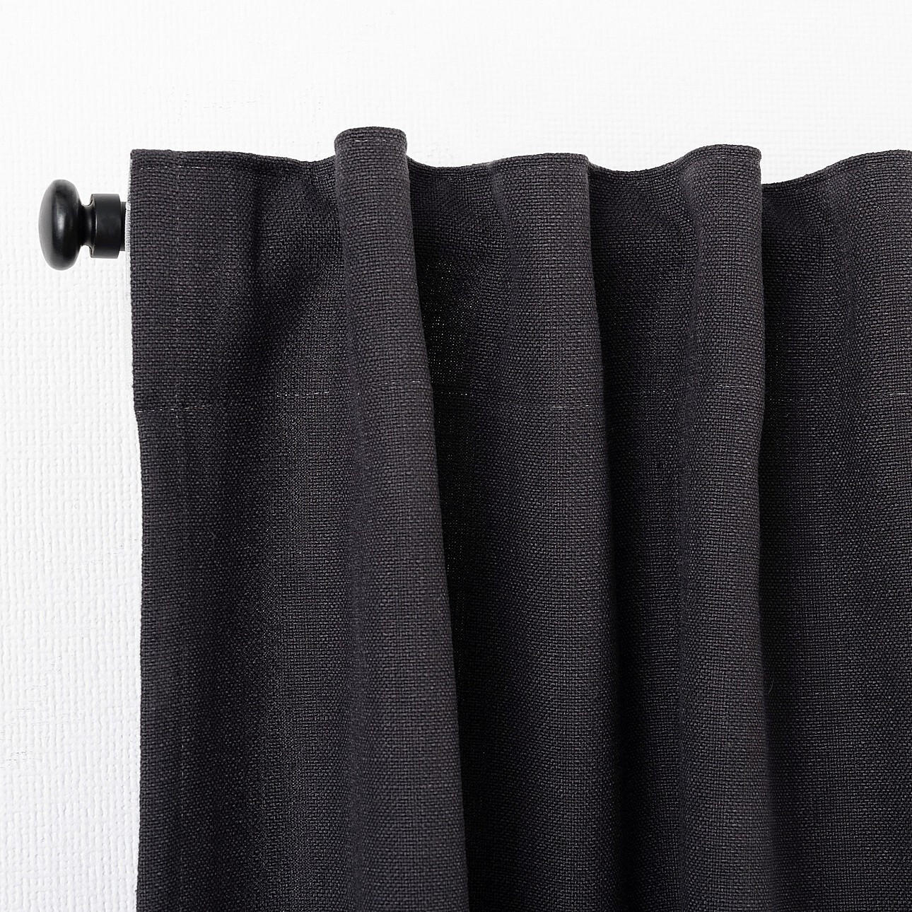 FERTIGVORHANG 140x280cm anthrazit - Anthrazit, Textil (140/280cm) - Dekoria