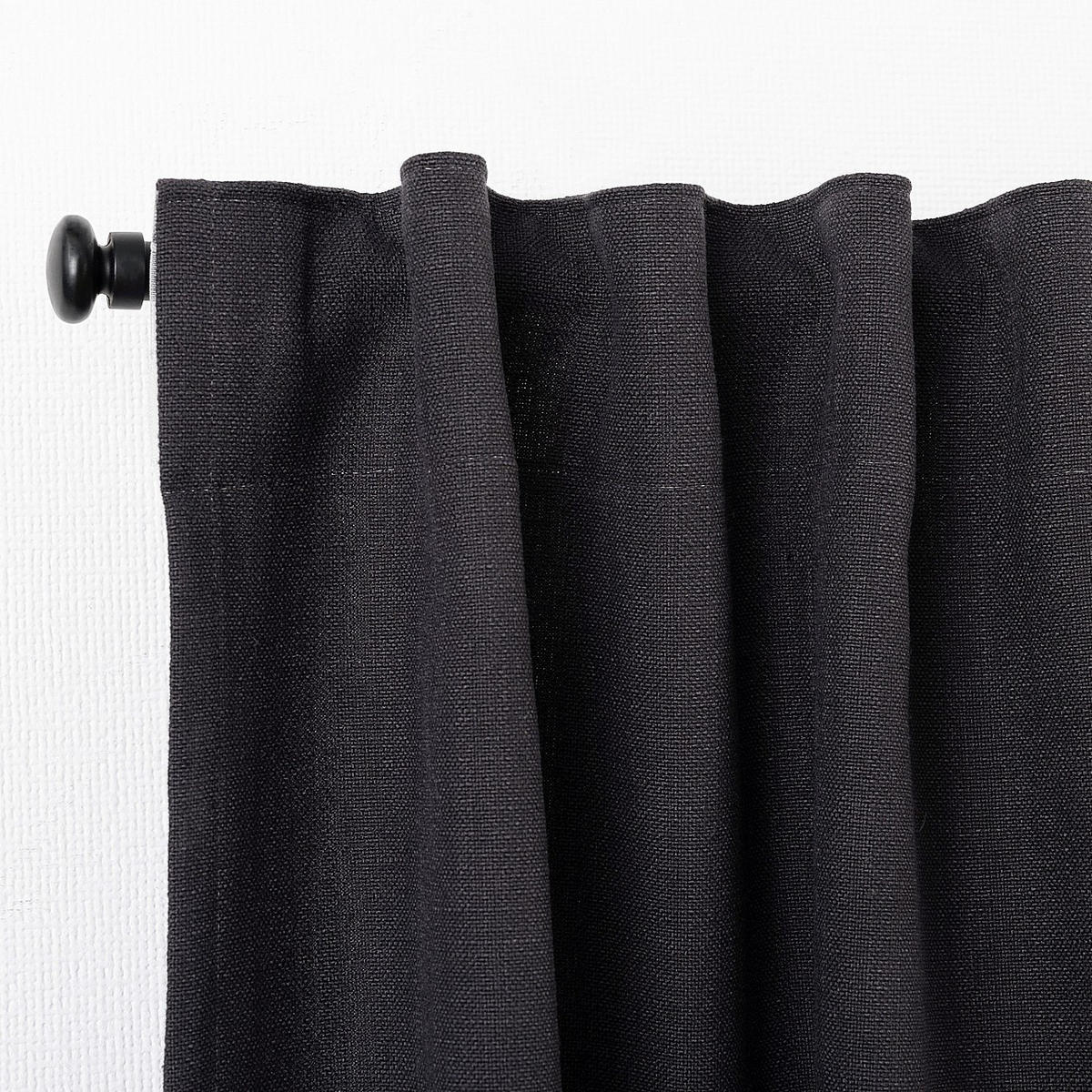 FERTIGVORHANG 140x280cm anthrazit - Anthrazit, Textil (140/280cm) - Dekoria