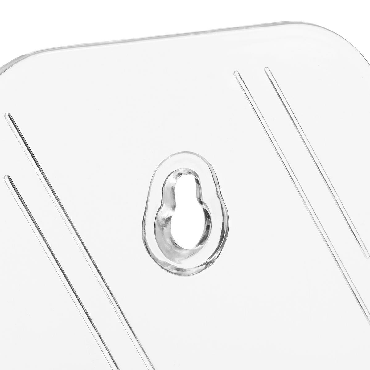 STOJAN na letáky - priehľadné, plast (11/20/8.5cm) - Relaxdays