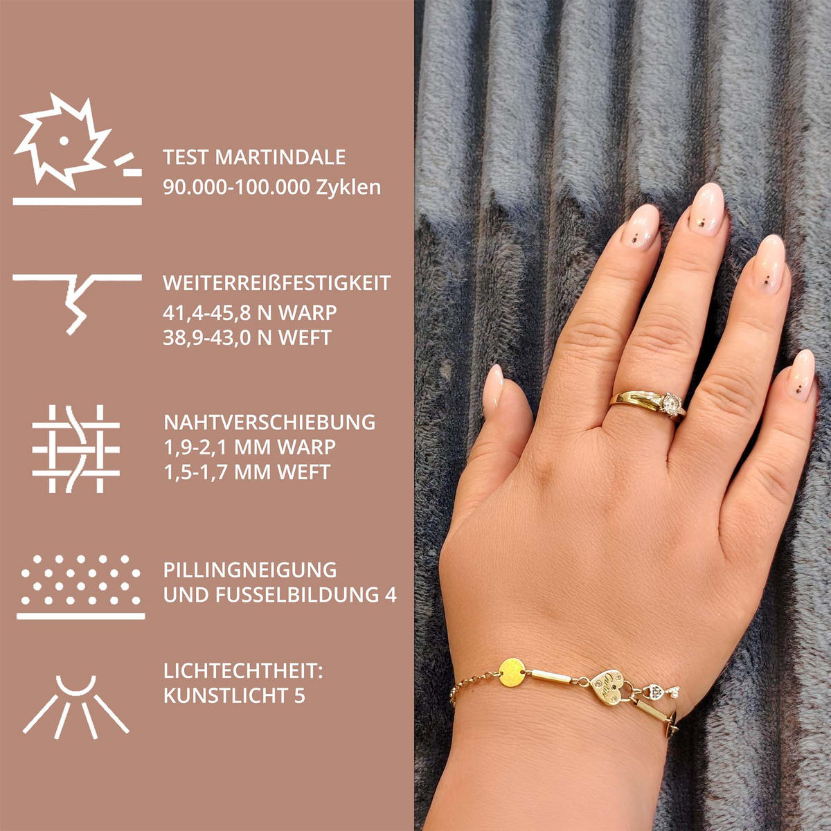 CORDSTOFF Tilia Dunkelgrau – Breitcord 2,5 cm, 420 g/m², 140 cm breit, extraweich & robust, OEKO-TEX zertifiziert - Dunkelgrau, Textil (140/100cm) - Dreamroots