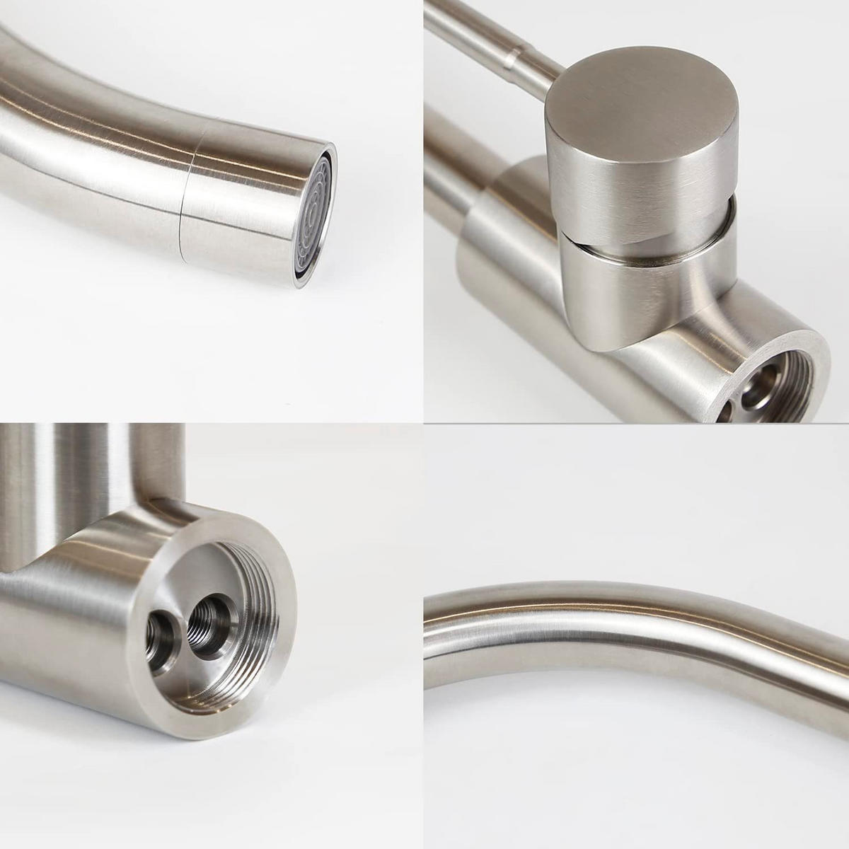 KÜCHENARMATUR Sarah - Silberfarben, Metall (6/24/24cm) - Nettlife