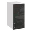 KÜCHENHÄNGESCHRANK G45 schwarz glanz - Schwarz Hochglanz, Holzwerkstoff (30/60/31cm) - roe furniture
