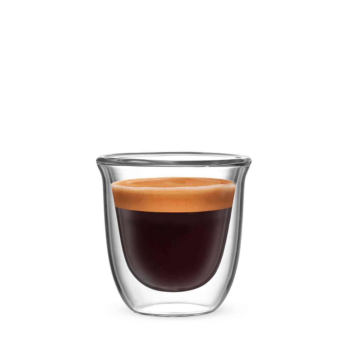 GLASBECHERSET Firenze, 2er Set, Doppelwandig, 200 ml - Transparent, Glas (0.2L) - Bialetti