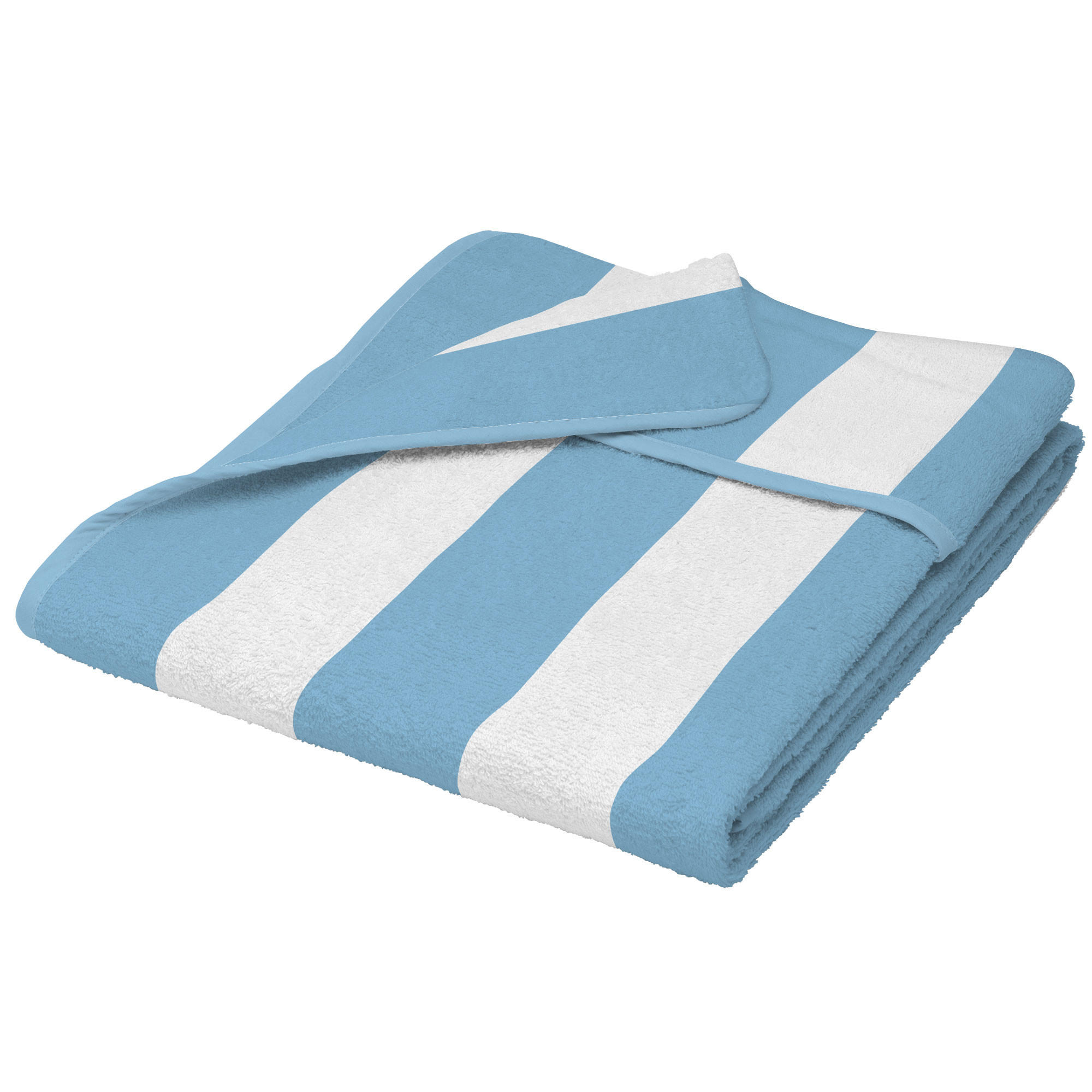 Beautissu Handtuch Blau 75x200 cm