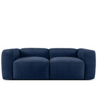 2-SITZER SOFA FUBBO, Dunkelblau - Dunkelblau, Holz/Holzwerkstoff (210/73/96cm) - KONSIMO®
