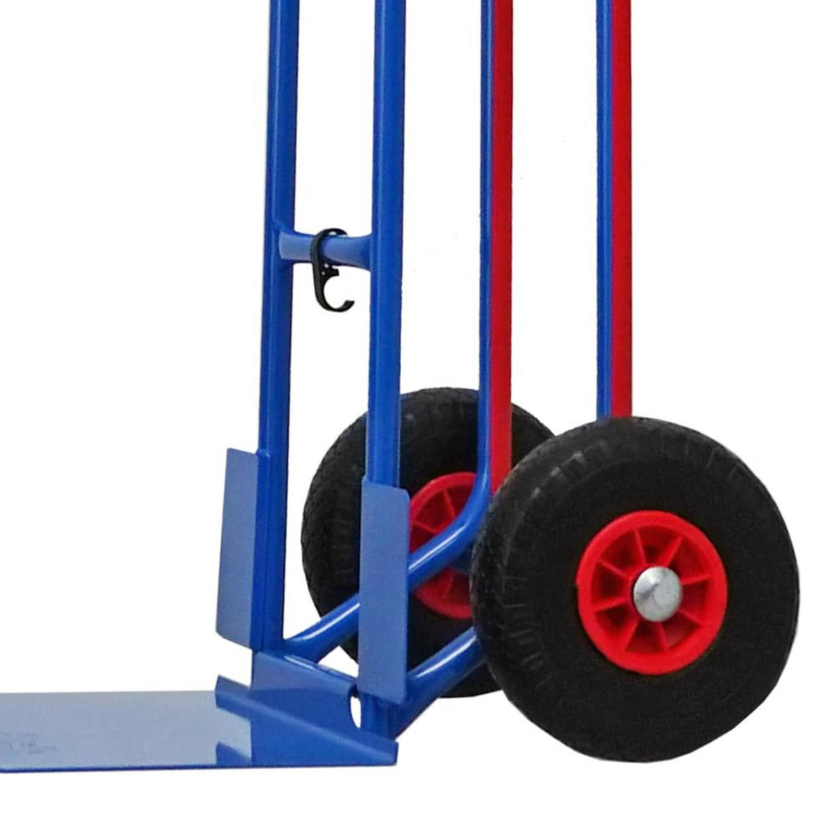 SACKKARRE Ragnar mit XXL klappbarer Schaufel 117x62,5x62cm Tragkraft 250kg Stahl Blau - Blau, Metall (62/62.5/117cm) - PROREGAL