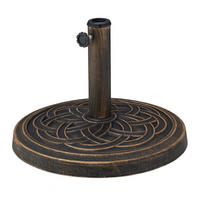 SCHIRMSTÄNDER - Schwarz, Kunststoff/Metall (45/45cm) - Relaxdays