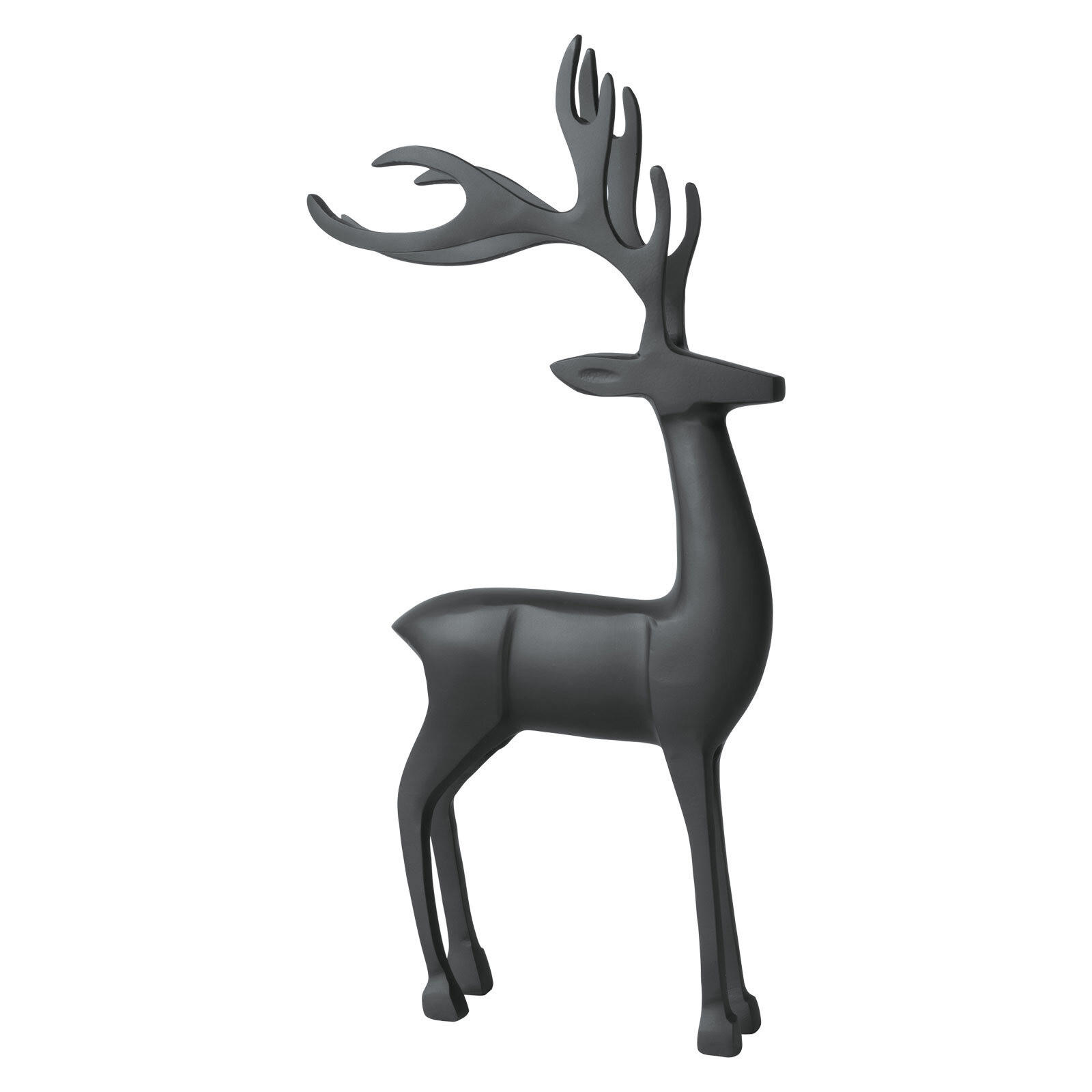 DEKOFIGUR HIRSCH Christmas Chic schwarz 44 cm - Schwarz, Metall (6.5/44/21.5cm) - Villeroy & Boch
