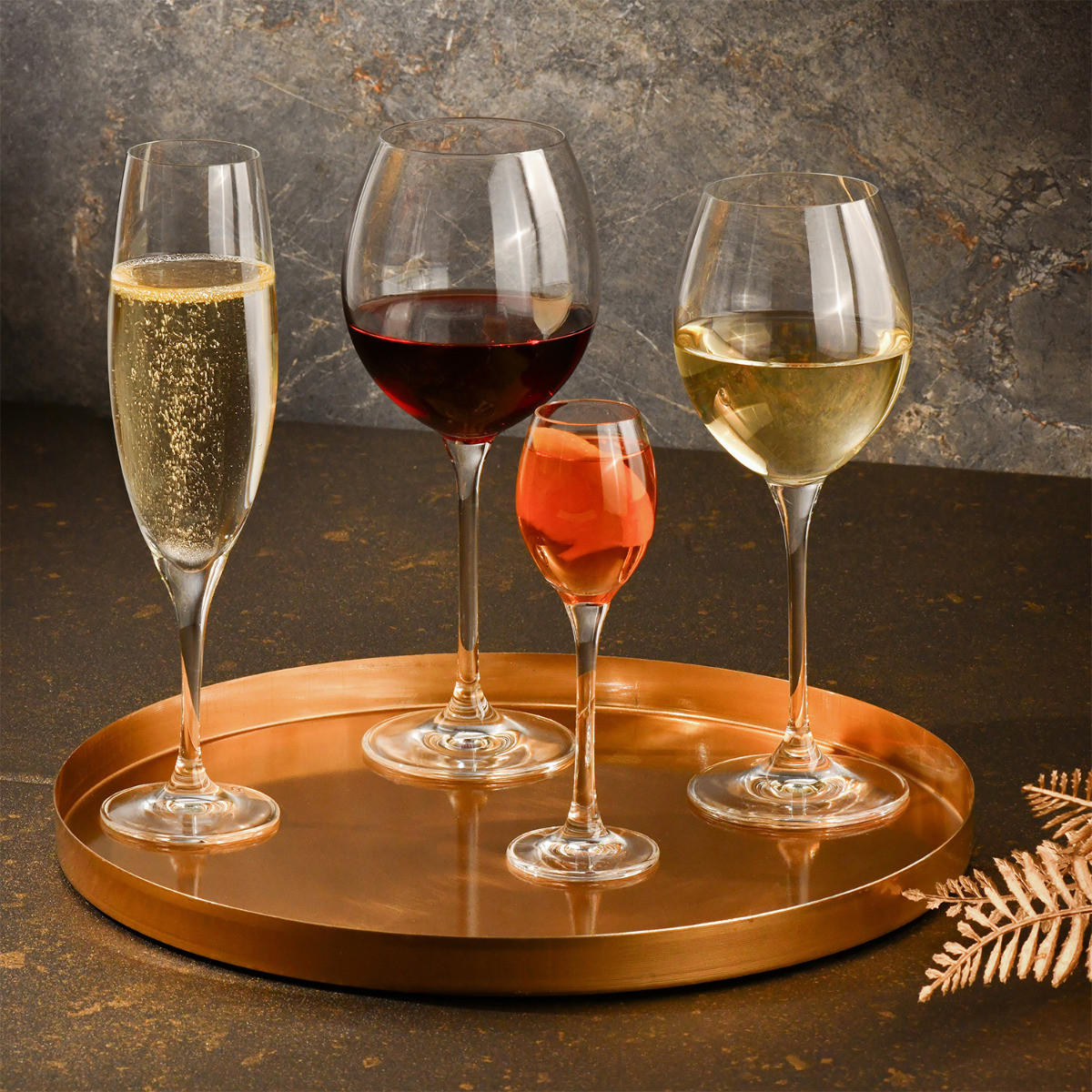 ROTWEINGLÄSER VENEZIA, 6ER-SET, 380 ML - Transparent, Glas (0.38L) - Krosno Glass