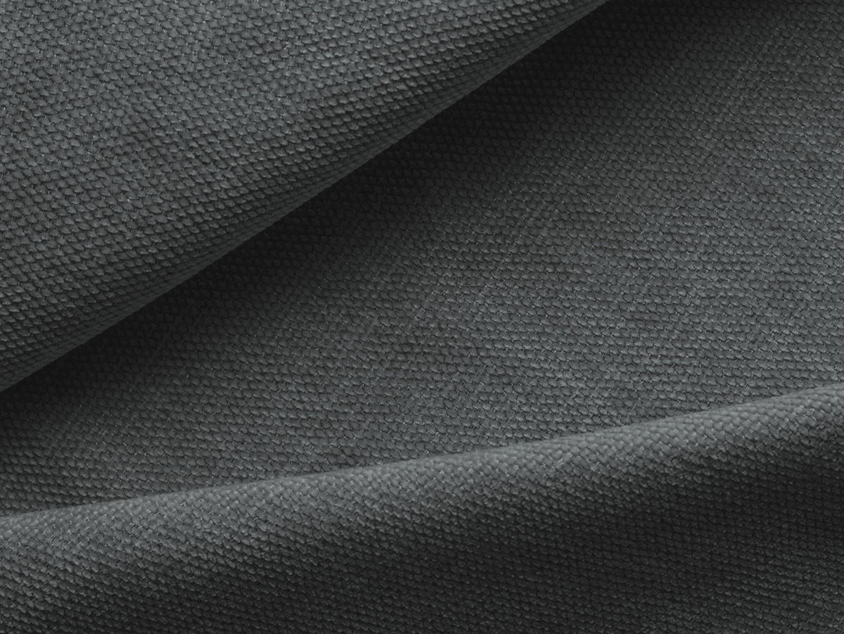 SCHLAFSESSEL Chenille Stoff Grau - Schwarz/Graphitfarben, Holzwerkstoff/Kunststoff (157/81/113cm) - Makamii