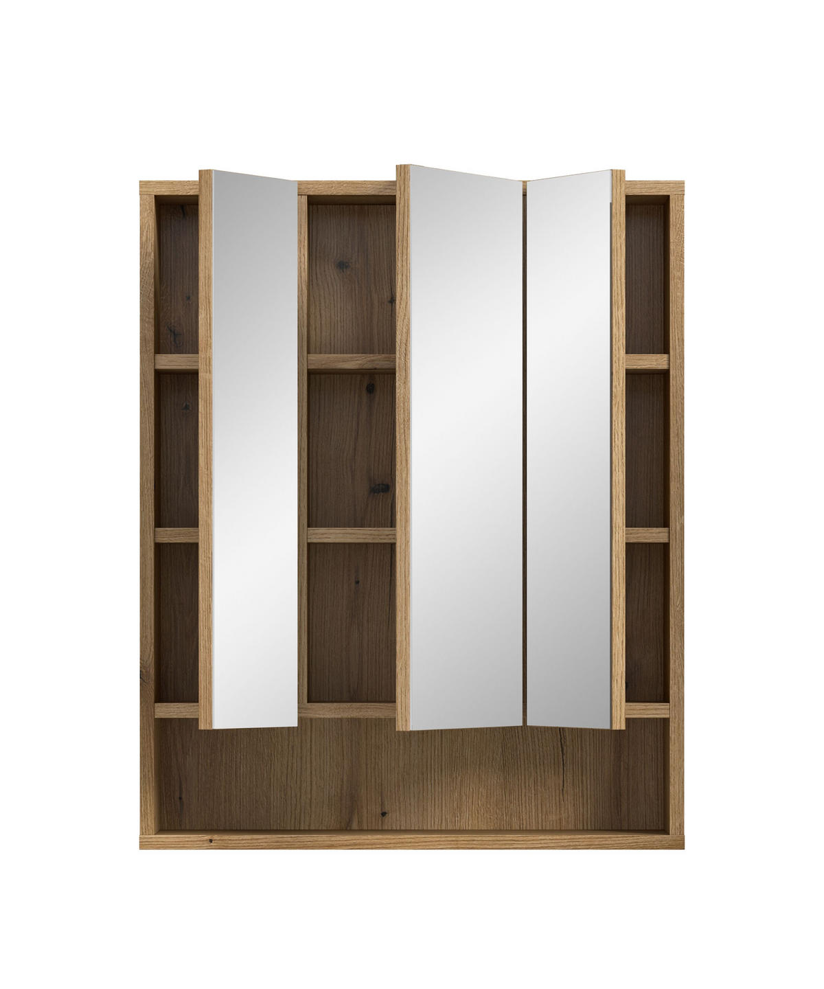 SPIEGELSCHRANK AQUA (B/H/T: ca. 60/74/18 cm) in Evoke Oak Nachbildung/Evoke Oak Nachbildung - Eichefarben, Holzwerkstoff (60/74/18cm)