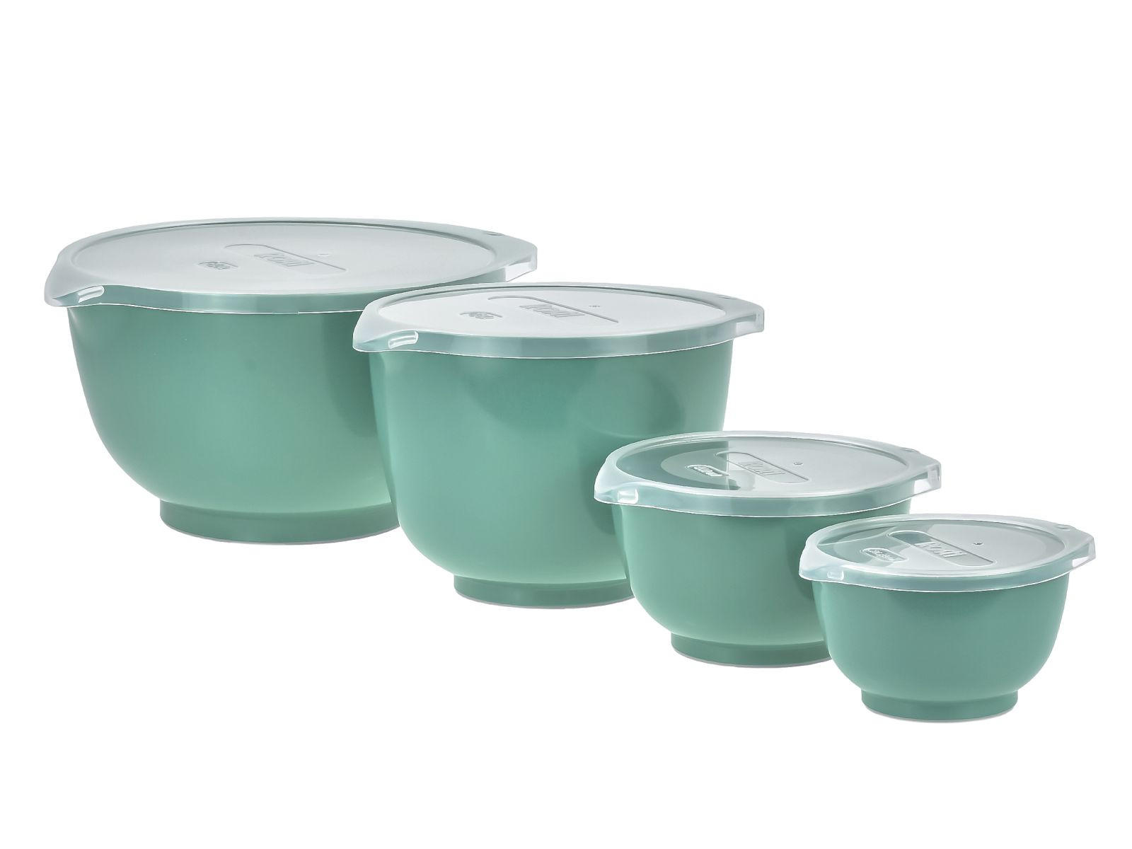 RÜHRSCHÜSSEL-SET Margrethe New türkis grün (4tlg) - Grün, Kunststoff (21/15cm) - Rosti