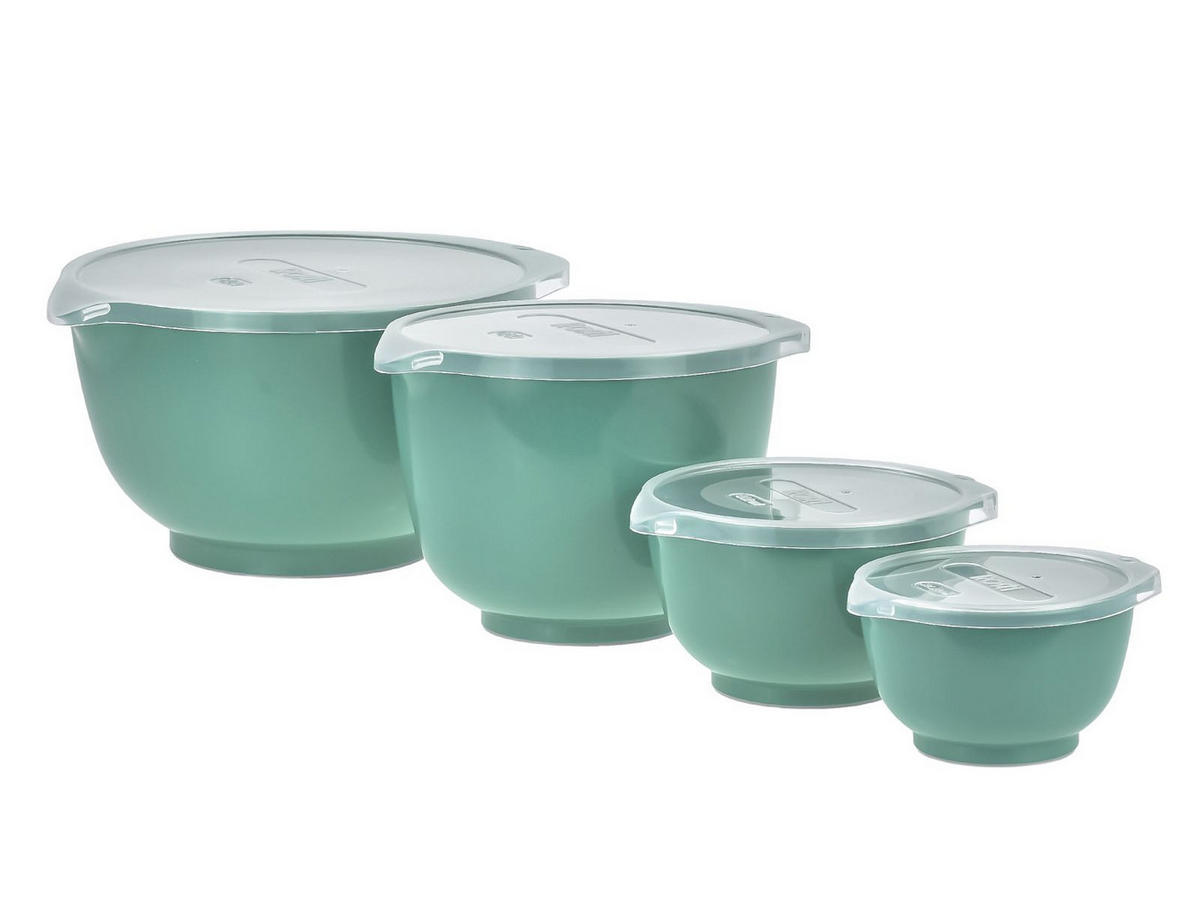 RÜHRSCHÜSSEL-SET Margrethe New türkis grün (4tlg) - Grün, Kunststoff (21/15cm) - Rosti