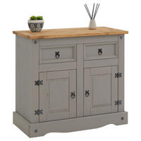 ANRICHTE RAMON - Grau, Holz (87/76/40cm) - CARO-Möbel