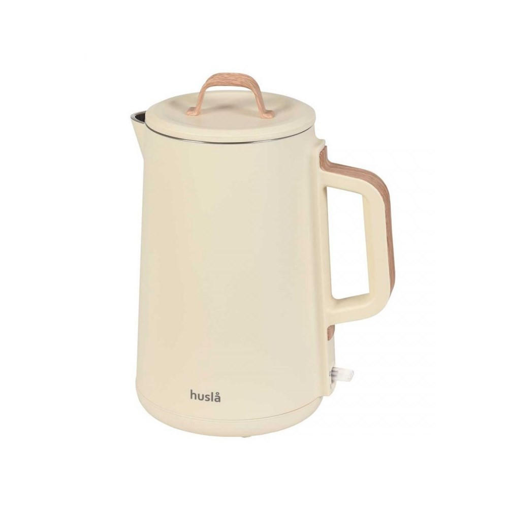 WASSERKOCHER ELEKTRISCH Creme 20/18/25 cm 64693 - Creme, Metall (18/25/20cm) - Husla 