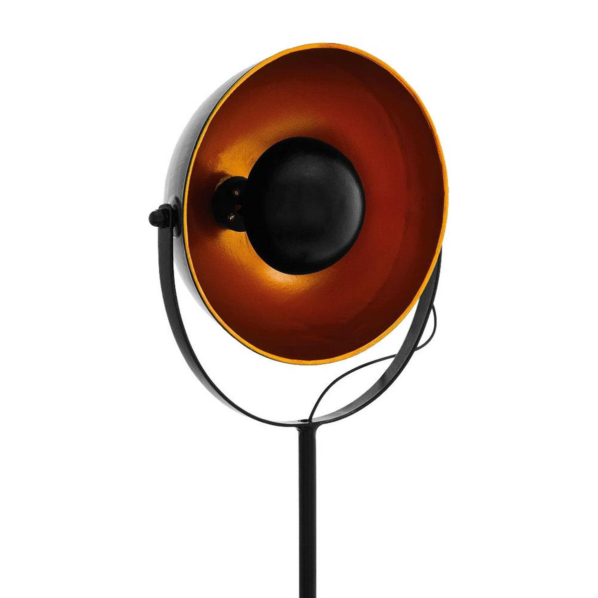 LED WEGELEUCHTE Stahl Schwarz - Schwarz, Metall (10/12/61cm)