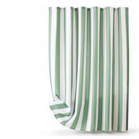 DUSCHVORHANG 180 cm x 180 cm Streifen - Grün, Textil (180/180cm) - Vallsero