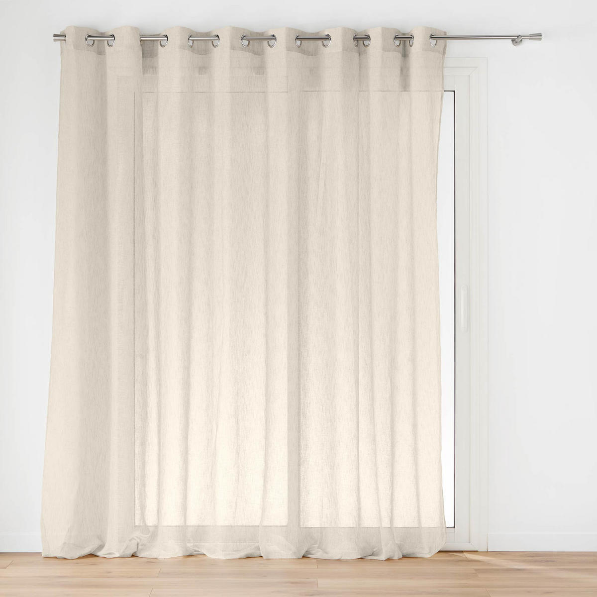 VORHANG Carlin Leinenoptik - Beige, Textil (240/300cm) - Douceur d´intérieur
