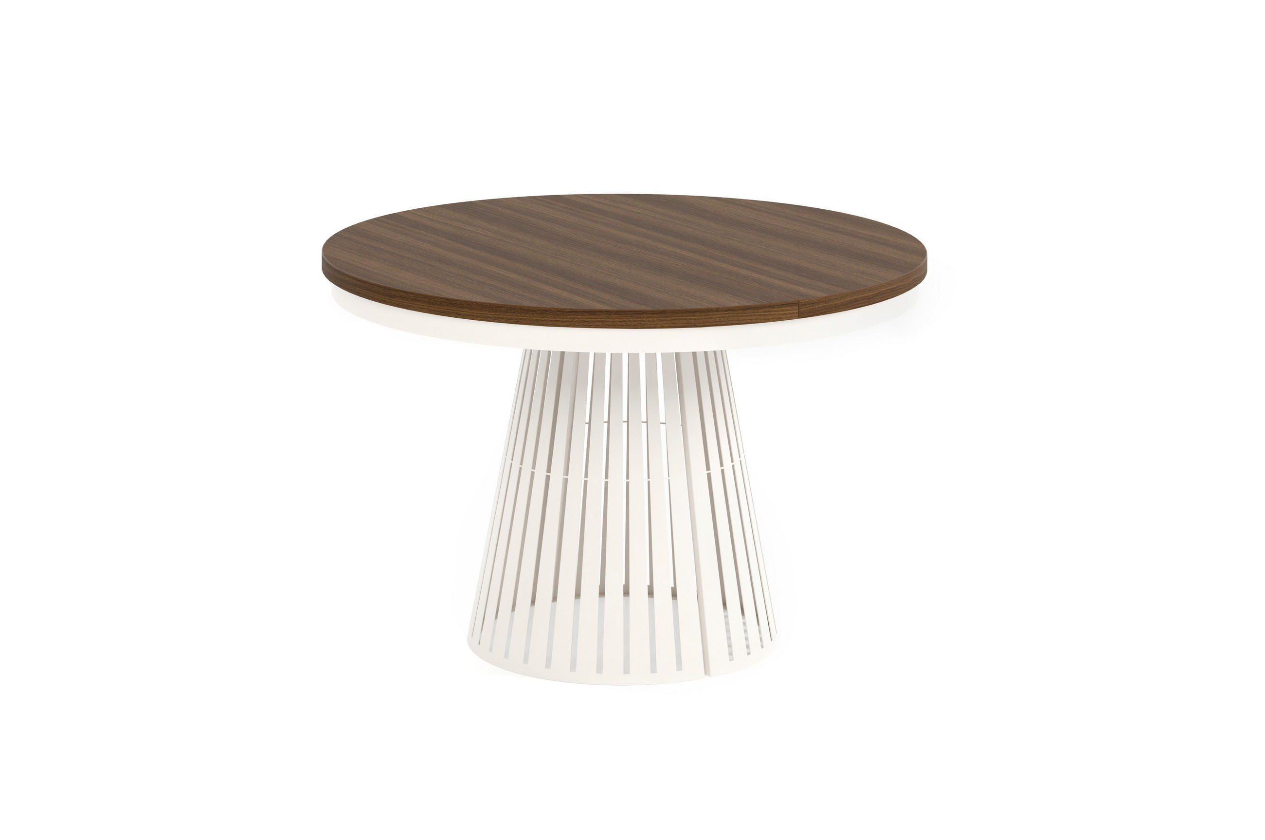 ESSTISCH Cone Bis - Kaschmir/Beige, Holzwerkstoff/Metall (120/120/76cm) - Meblini