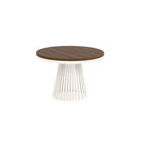 ESSTISCH Cone Bis - Kaschmir/Beige, Holzwerkstoff/Metall (120/120/76cm) - Meblini
