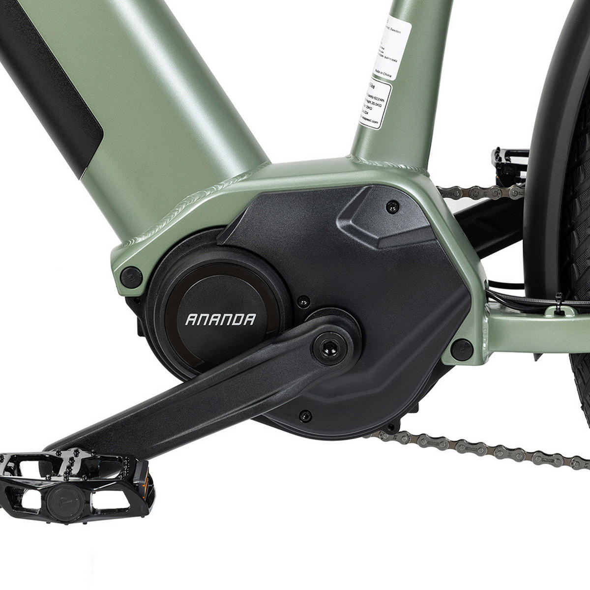 E-BIKE VEIO Yay ST – Mittelantrieb E-Bike mit 70 Nm, 150 km Reichweite, 27,5" Reifen, 7-Gang Shimano, Hydraulikfederung & Scheibenbremsen - Grün, Metall (80cm)