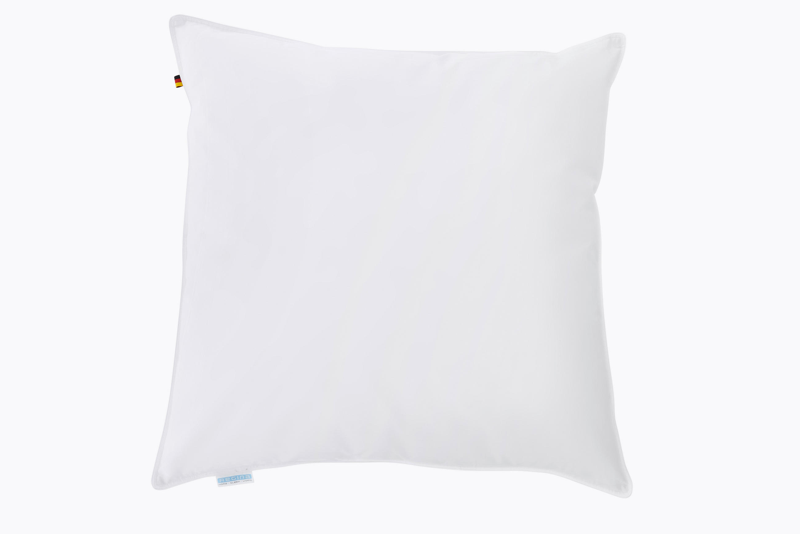 FEDERKISSEN LUXUS 40x40 cm - 85/15 Feder-Daunen-Mischung, 100% Baumwollbezug - allergikergeeignet - Made in Germany - Weiß, Textil (40/40cm) - REGINA HOME SLEEP LIVING EST. 1967