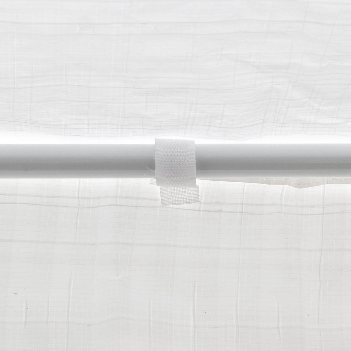 6xPAVILLON-SEITENTEILE - Weiß, Kunststoff (300/200/0.1cm) - Relaxdays