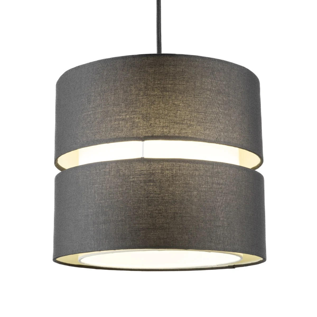 LAMPENSCHIRM Schwarz 26cm - Schwarz, Textil (26/26/22cm) - CGC Europe