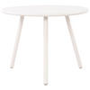 COUCHTISCH Nenim Kunststoff Weiß Beistelltisch Rund - Weiß, Kunststoff (60/60/45cm) - DELUKE