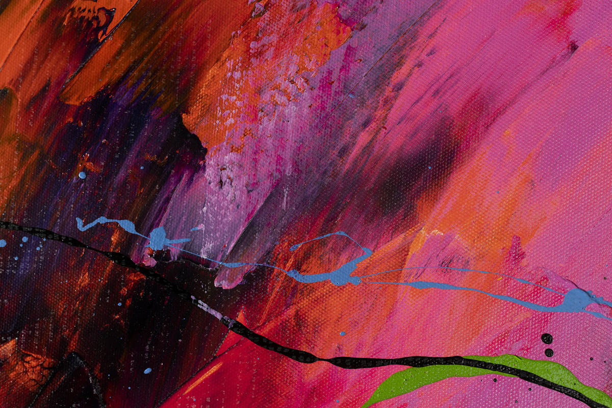 ÖLGEMÄLDE 150/50 cm - Multicolor, Holz/Textil (1.9/50cm) - KUNSTLOFT