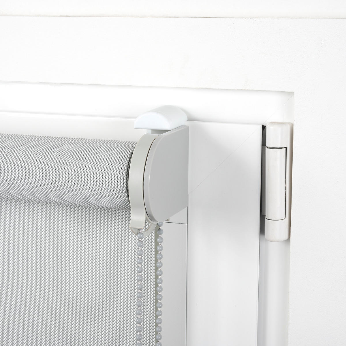 SCREEN-ROLLO Plus Easyfix Grau 45x180 - Grau, Kunststoff (45/180/1cm) - STORESDECO