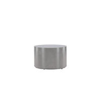 GARTENCOUCHTISCH LISSABON Grau 60x60x40 cm - Grau, Metall (60/60/40cm) - FURNLUX
