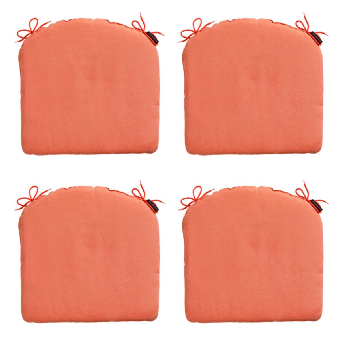 SITZKISSEN Panama 46/48 cm 4er-Set - Orange, Textil (48/4/46cm) - Madison