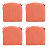 SITZKISSEN Panama 46/48 cm 4er-Set - Orange, Textil (48/4/46cm) - Madison