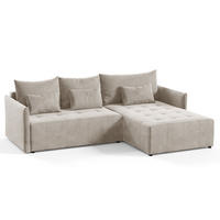 ECKSOFA Leno L - Beige, Holz/Textil (260/180cm) - Sofnet