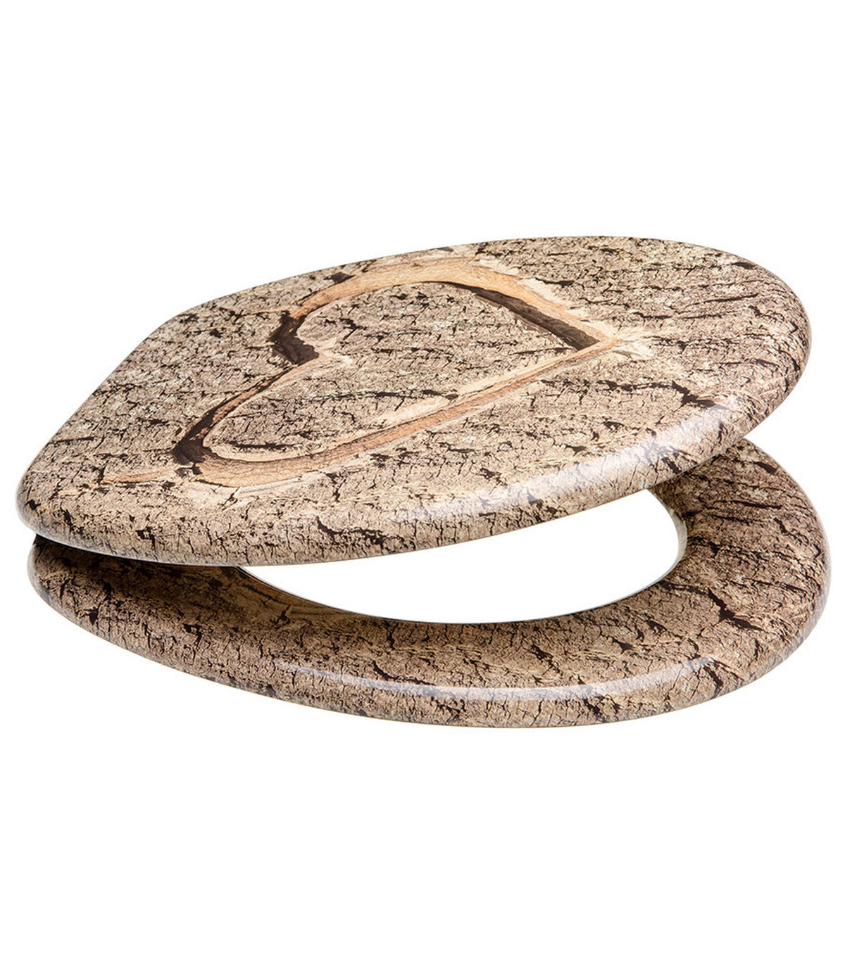 WC-SITZ True Love - Braun, Holzwerkstoff (38/6/47cm) - Sanilo