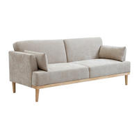 SOFA 3‑Sitzer mit Clic‑Clac-Funktion – Stoff – Beige – AMBRILO - Beige, Textil (213/88/85cm) - Vente-Unique