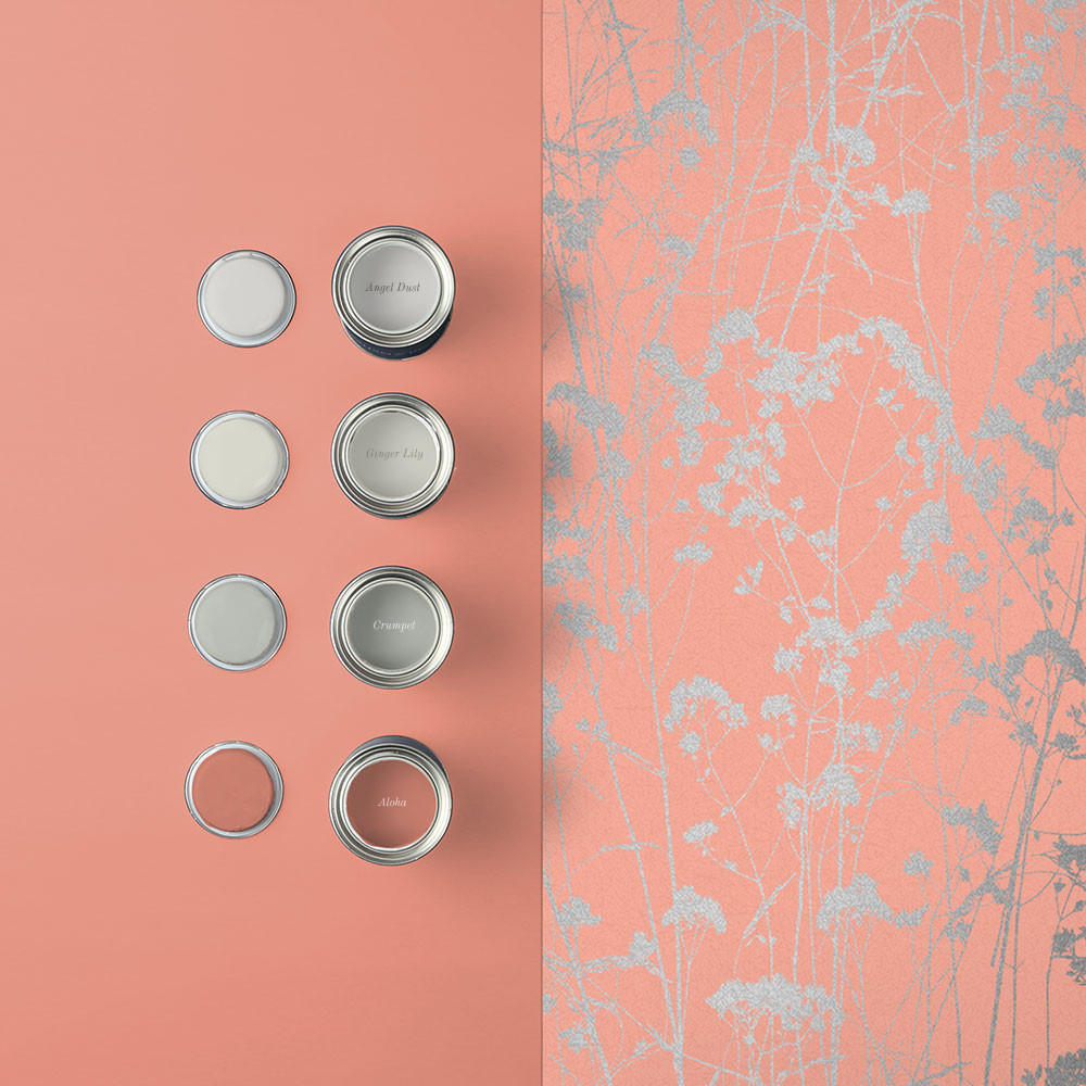 VLIESTAPETE - Grace Coral - Pink, Papier/Kunststoff (52/1005cm) - Graham & Brown