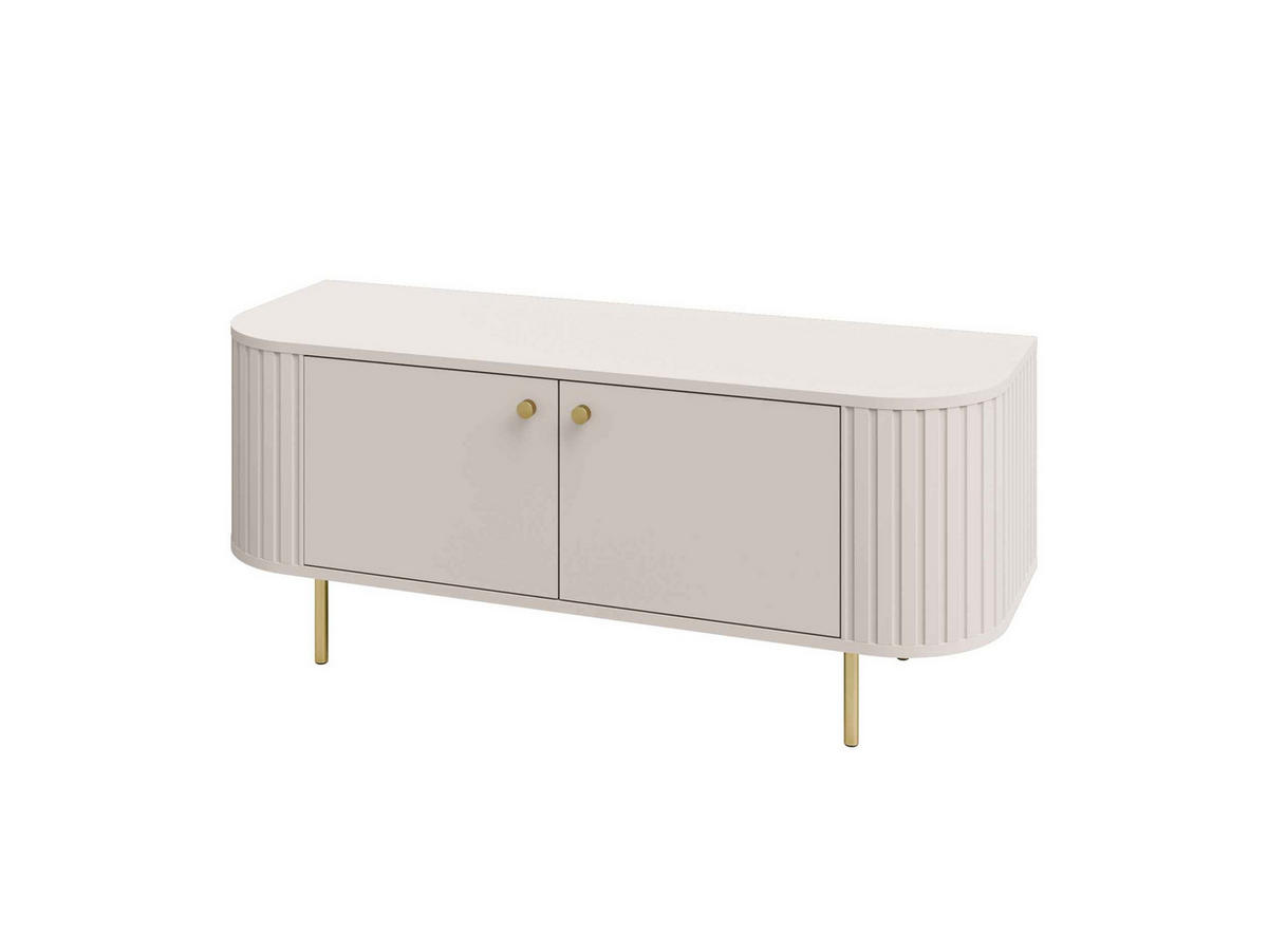 LOWBOARD BOLLA 123/50/42,3 cm, Beige - Beige, Holzwerkstoff (123/50/42.3cm) - MASSENO