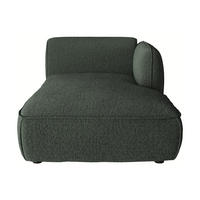 RECAMIERE ohne Schlaffunktion - 1 Person - stoff - grün Camilio - Grün, Textil (107/74/165cm) - Vente-Unique