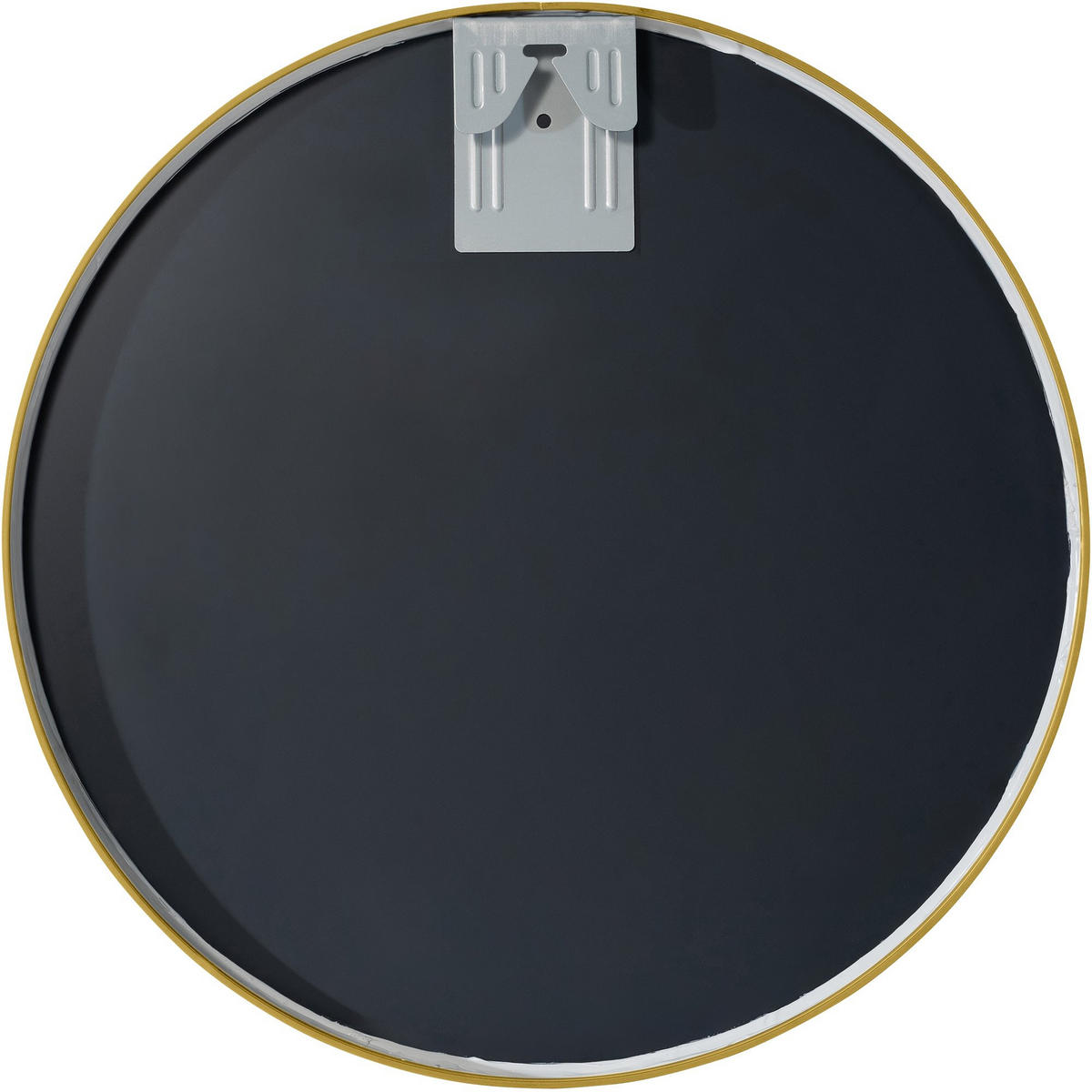 WANDSPIEGEL Gdansk Metall Gold glanz Runder Spiegel - Goldfarben, Metall (45/45/3cm) - DELUKE