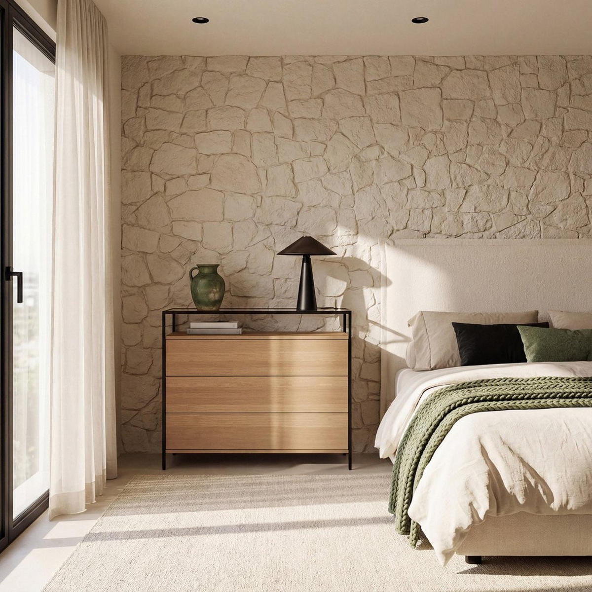 KOMMODE MIT SCHUBLADEN Petra Natürlich 110 cm x 83 cm - Naturfarben, Holzwerkstoff (110/83/40cm) - Klast Home