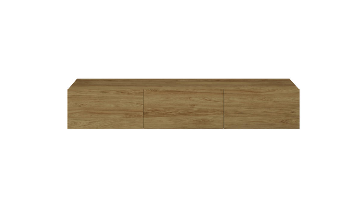 LOWBOARD Dallas 180/29,6/35 cm - Eichefarben, Holzwerkstoff (180/30/35cm) - Kocot Kids