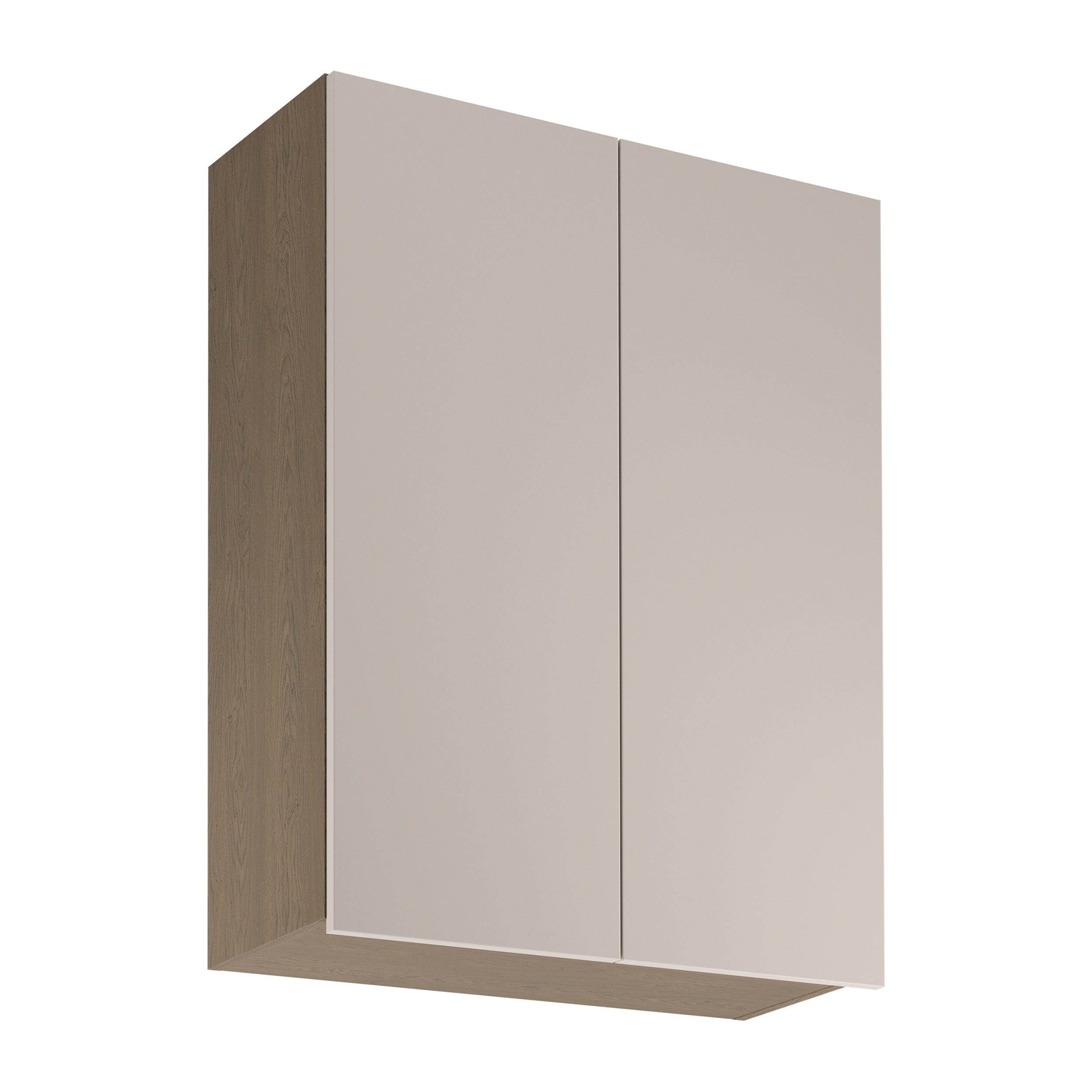 Royal24_Markt Hängeschrank Eiche, Beige 80x100x32 cm