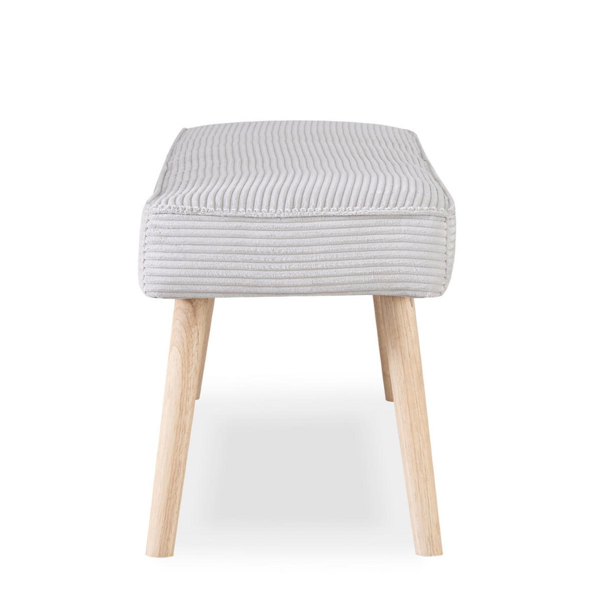 SITZBANK EMIL 140/42/50 cm Grau - Grau, Holz/Textil (140/50/42cm) - B&D Home