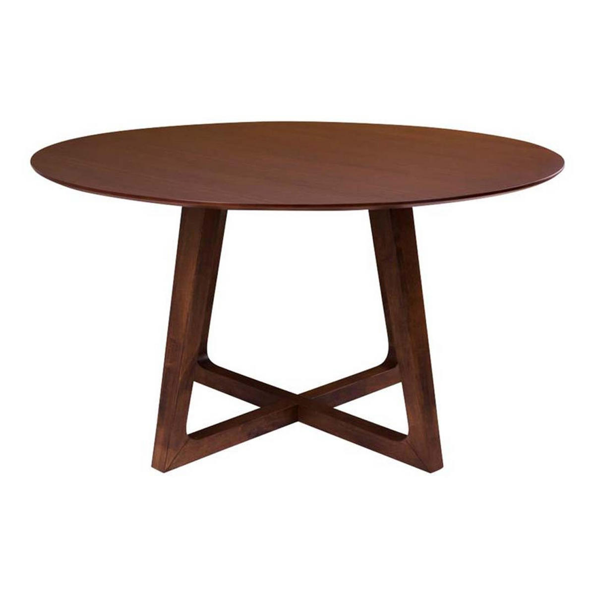 ESSTISCH Ø137 cm Wallnuss Dekor - Braun, Holzwerkstoff (137/137/76cm) - ebuy24