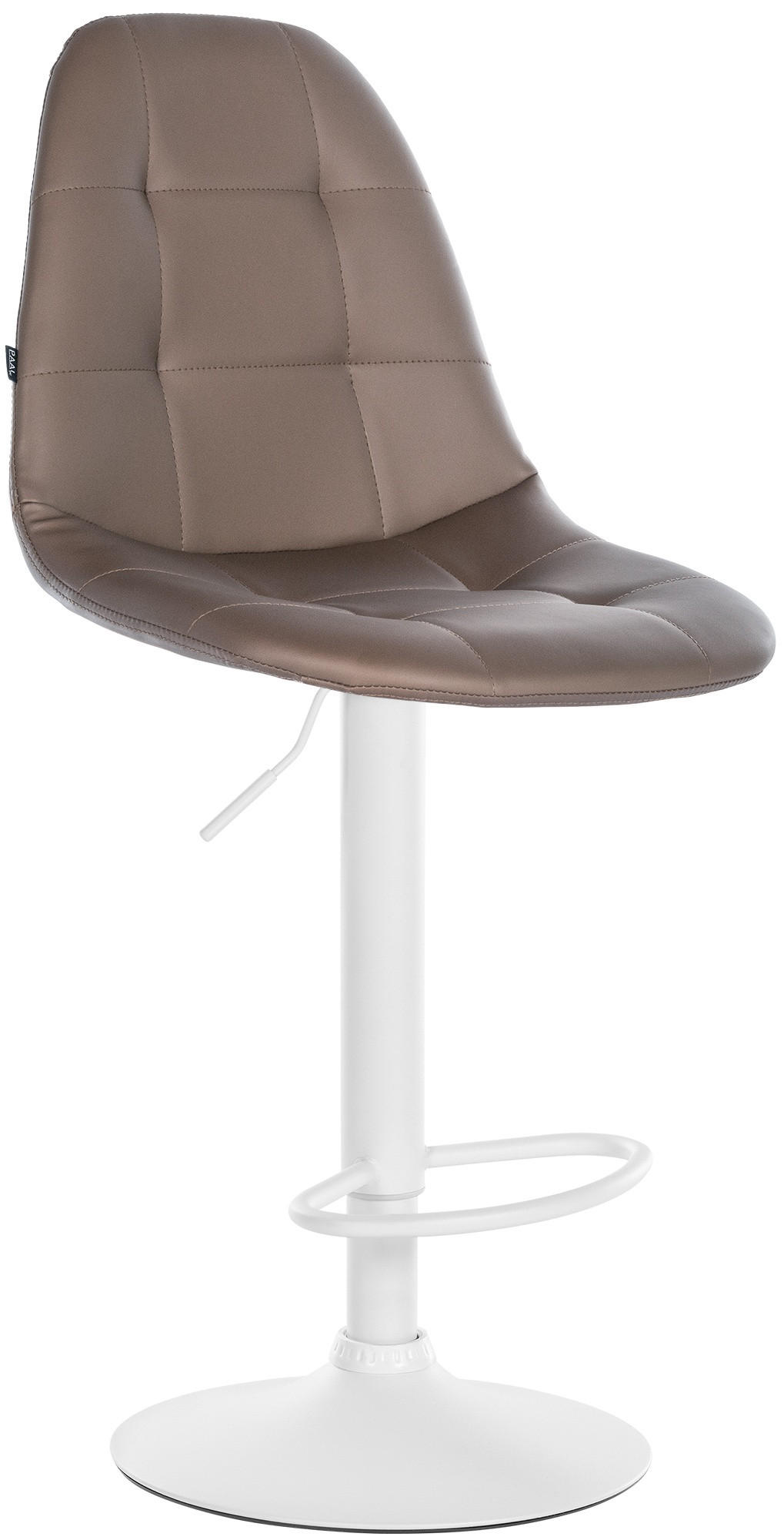 BARHOCKER Metall braun - Braun, Textil/Metall (47/58/56cm) - CLP