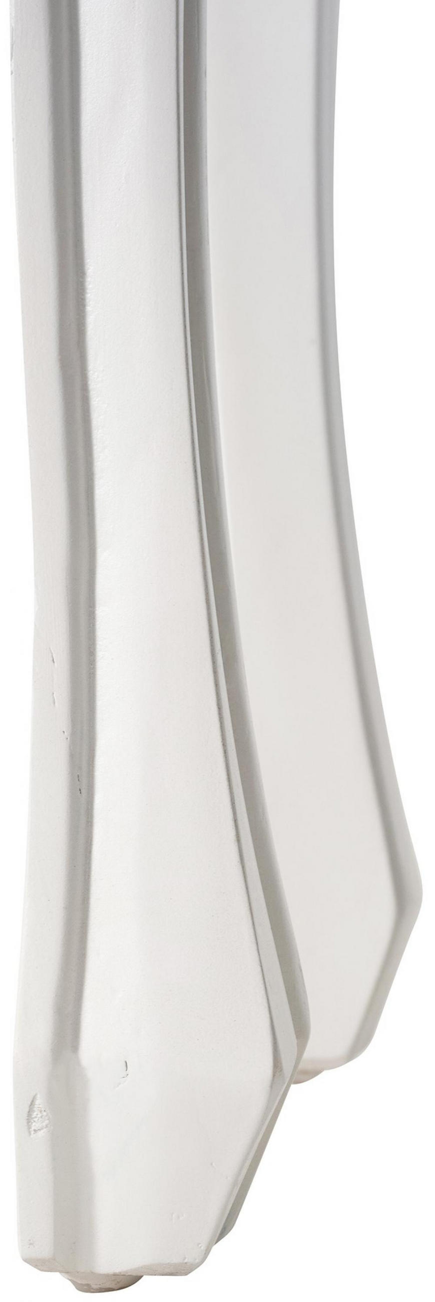 KONSOLENTISCH eckig 120/40/80 cm Holz natura/weiß - Eukalyptusholzfarben/Weiß, Holz (40/120/80cm) - CLP